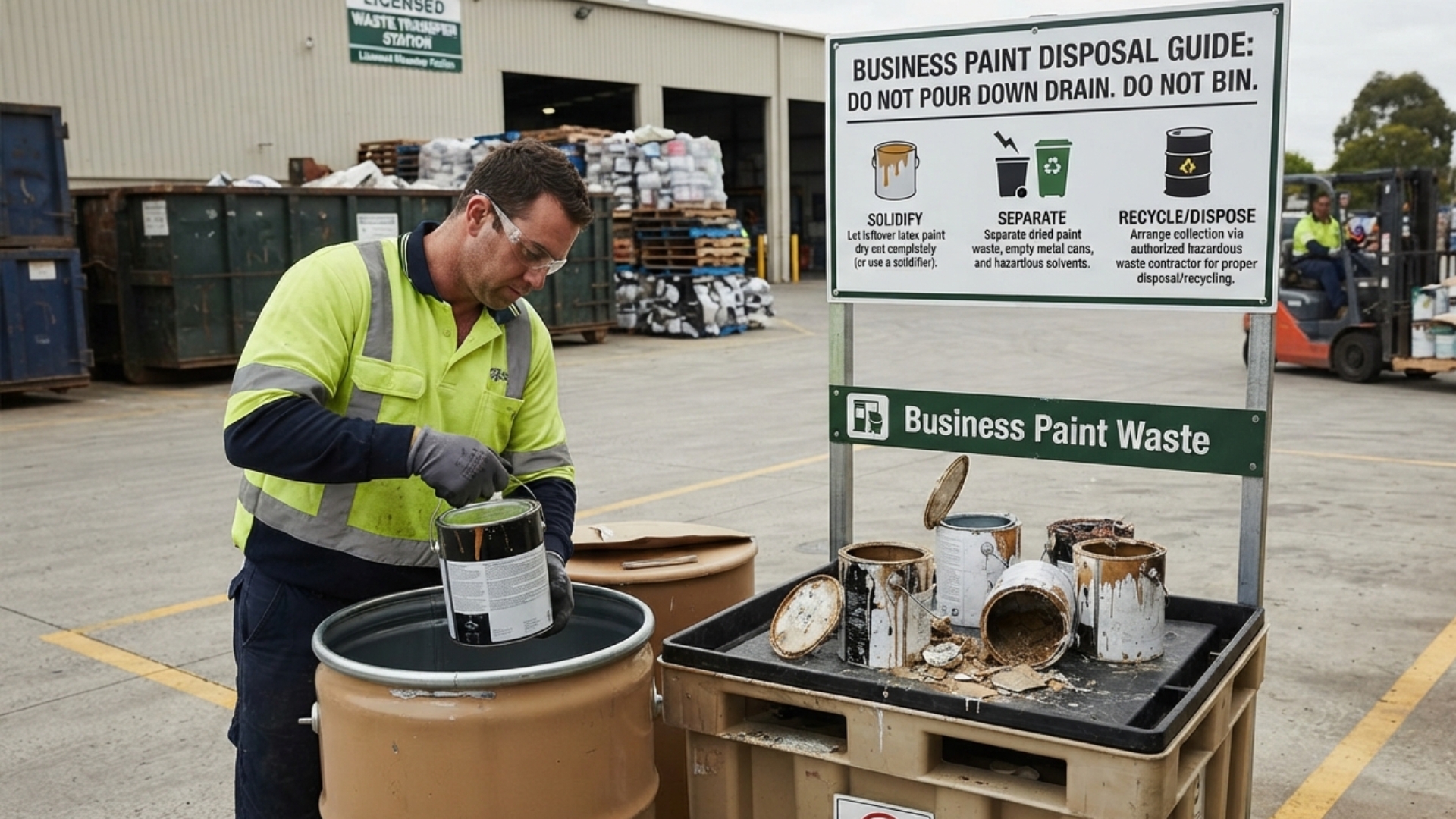 You Cannot Pour It Away And You Cannot Bin It: The Honest Guide To Business Paint Disposal
