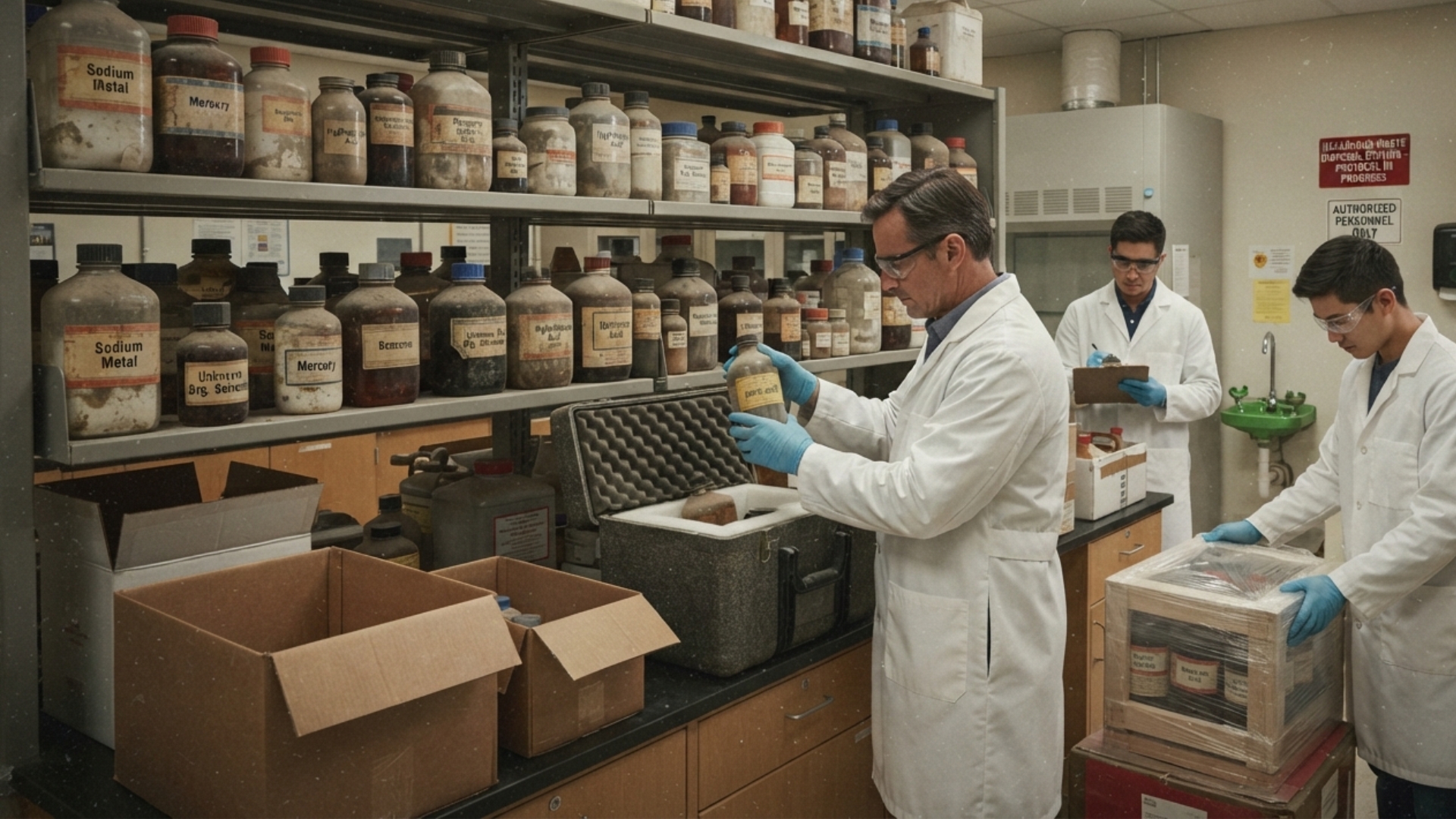 The Back Shelf Of The Prep Room: Clearing Laboratory Chemicals From Schools, Labs And Industry