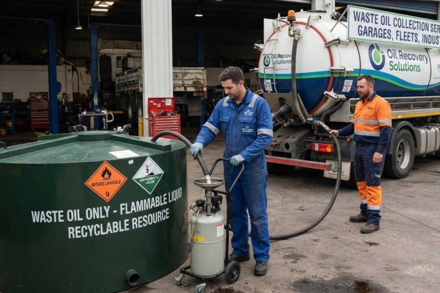 Waste Oil Collections for Garages, Fleets and Industry