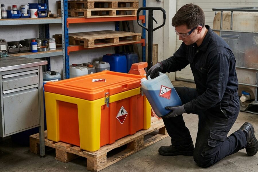 Too Small for a Tanker, Too Hazardous for the Bin – Haz Box Solution for Small Waste Producers