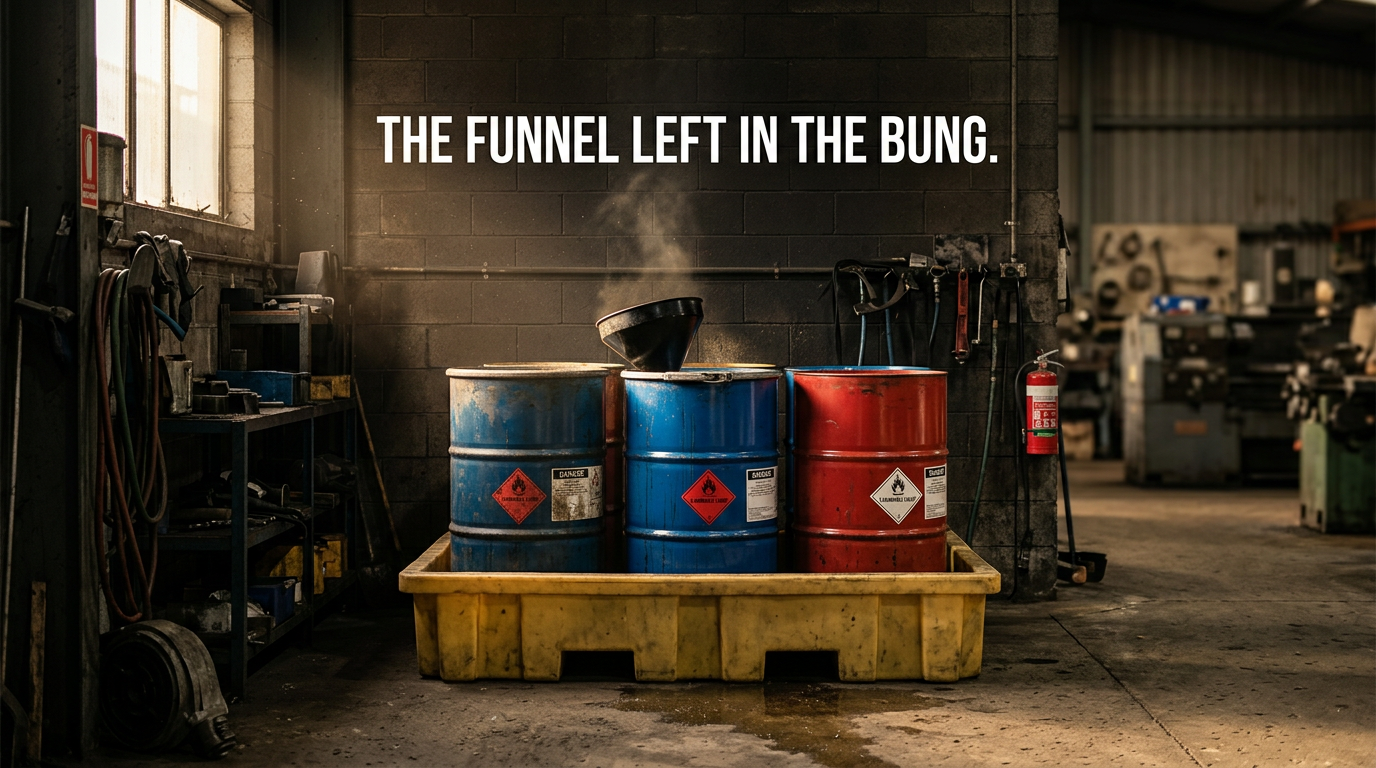The Drum In The Corner Is A Fire Risk And An Asset At The Same Time